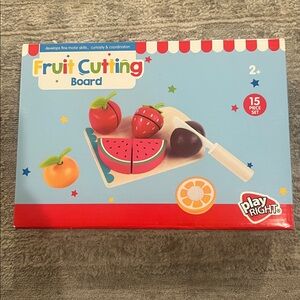 NWT Fruit Cutting Board Toy Set -15 piece set